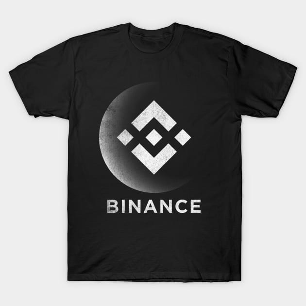 Vintage Binance BNB Coin To The Moon Crypto Token Cryptocurrency Blockchain Wallet Birthday Gift For Men Women Kids T-Shirt by Thingking About